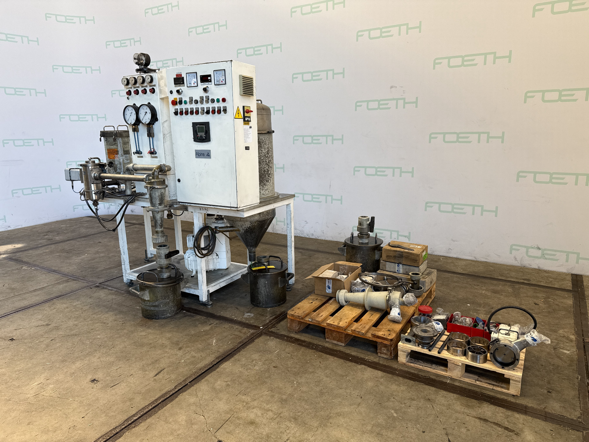 Machine: HOSOKAWA ALPINE 100-AFG Jett mill with 