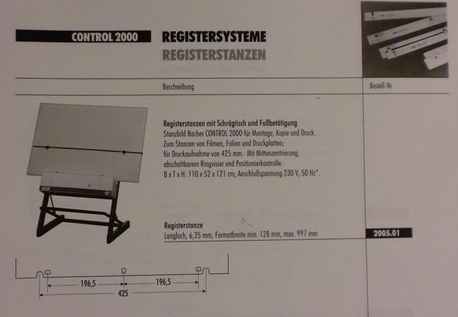 Beil 2005.01 Druckmaschinenzubehör und Ersatzteile
