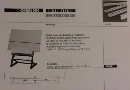 Beil 2005.01 Druckmaschinenzubehör und Ersatzteile – RESALE
