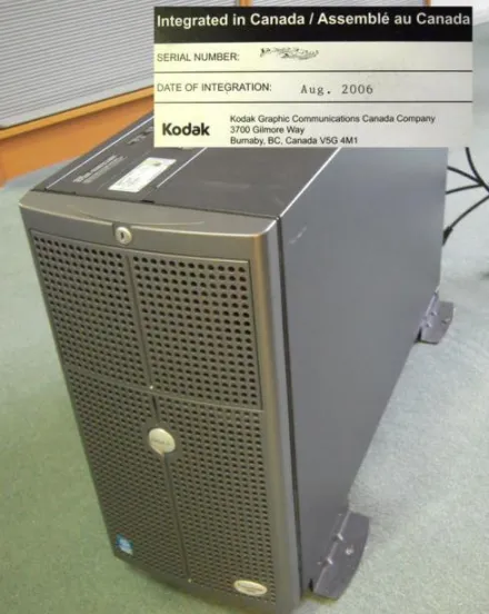Dell/Kodak PowerEdge 2800 Druckvorstufen-Software – RESALE