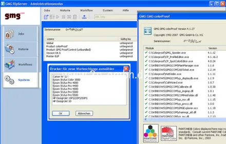 Gmg ColorProof o5 Druckvorstufen-Software – RESALE