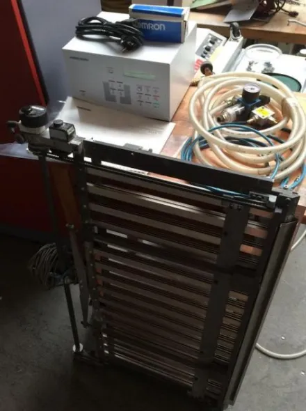 Heidelberg Stahl pneumatische Fensterfalztasche FFP 94 Falzmaschinenzubehör – RESALE