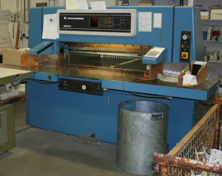 Wohlenberg 115 MCS-2 Schneidemaschinen – RESALE