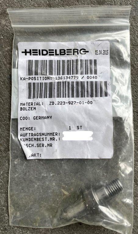 Heidelberg Falzmaschinenzubehör