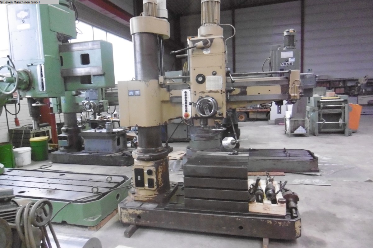 WMW-HECKERT BR 40/2 x 1250 Radialbohrmaschine
