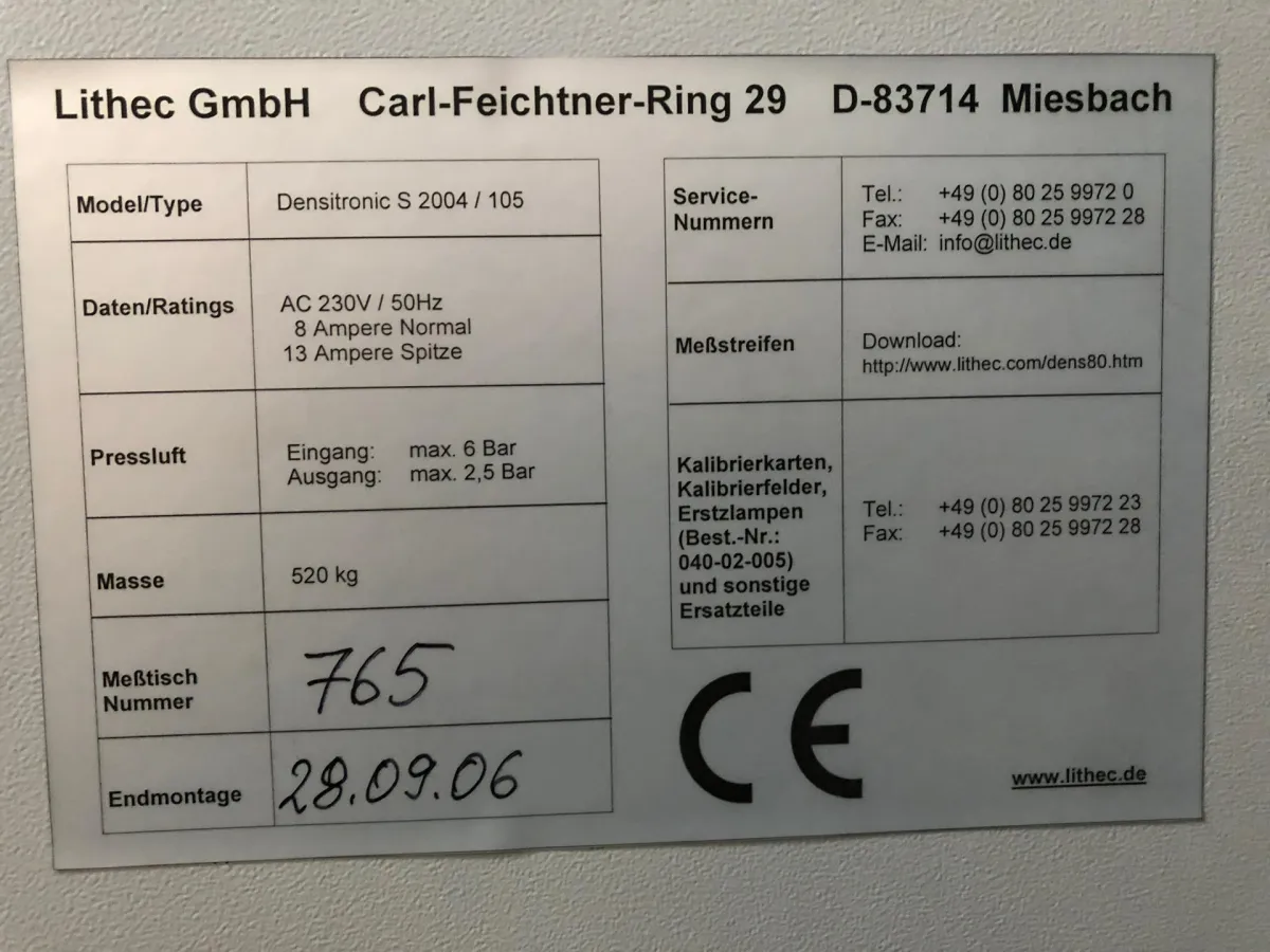 KBA Densitronic S 2004 / 105