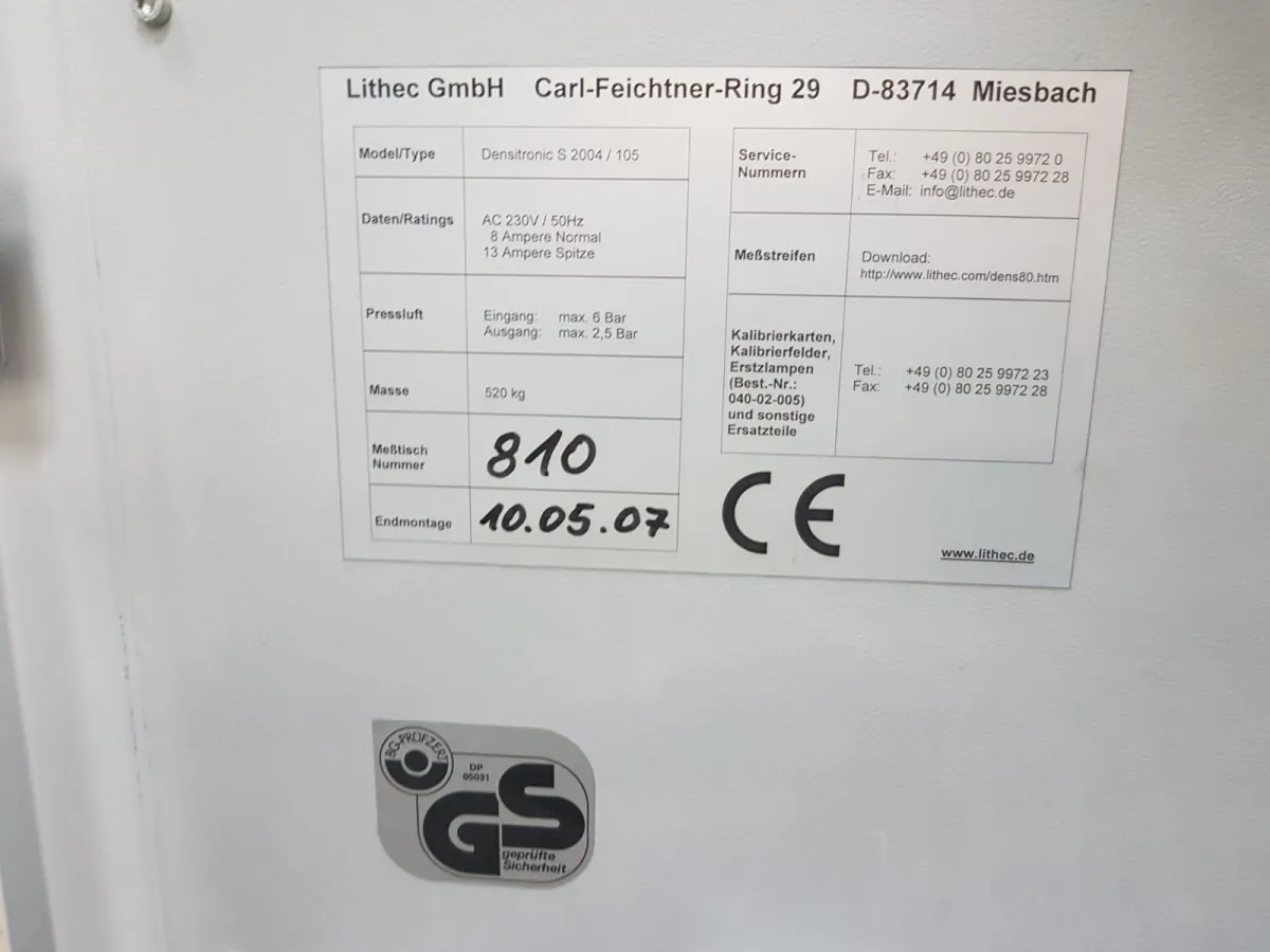 KBA Densitronic S 2004 / 105