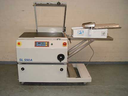 Robopac SL 550 A, Automatik Schneiden+Verpacken Verpackungsmasch.