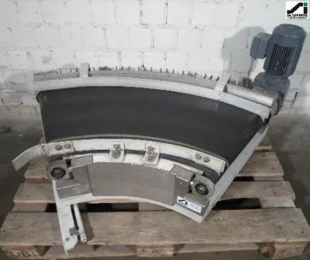 Transnorm 500 IR600 / TS 1500-100 Gurtkurvenförderer Gurtkurve 60° rechts – RESALE