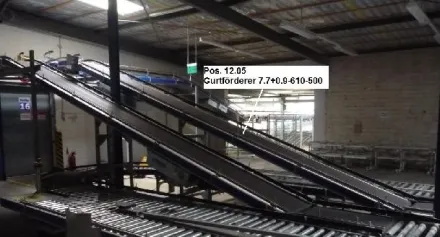 Gebhardt 7733-610-500 + 900-610-500 Förderanlage Gurtförderer Förderband – RESALE