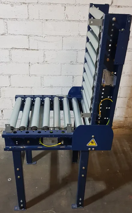 Mecalux Rollenförderer Rollenbahn mit Durchlauf Kl – RESALE