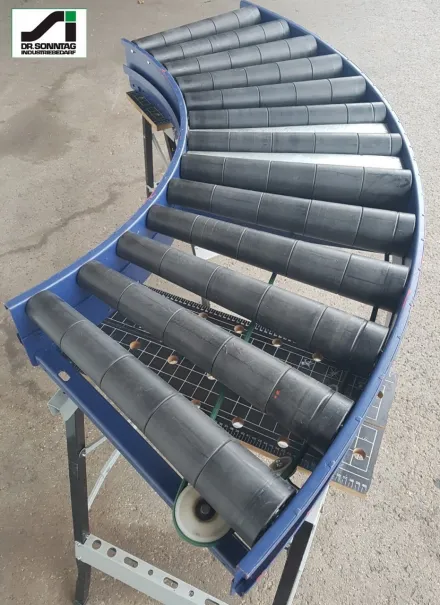 Schulz 580-530 IR795 Rollenkurvenförderer 90° Rollenkurve – RESALE