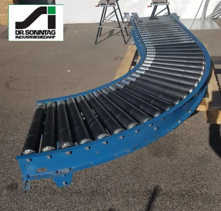 Dematic 500-440 IR765 + 880-500-440 Rollenkurvenförderer 90° links + Geradstück – RESALE