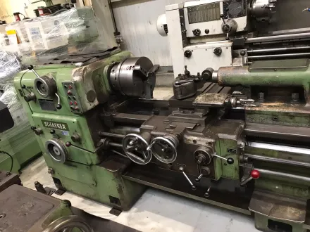 Schaerer UD 500 Leit -und Zugspindel Drehmaschine – RESALE