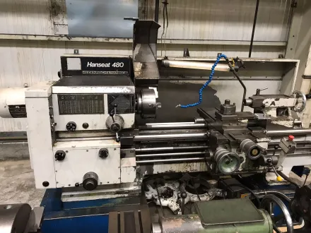 Heidenreich & Harbeck Hanseat 480 Leit - und Zugspindel Drehmaschine – RESALE