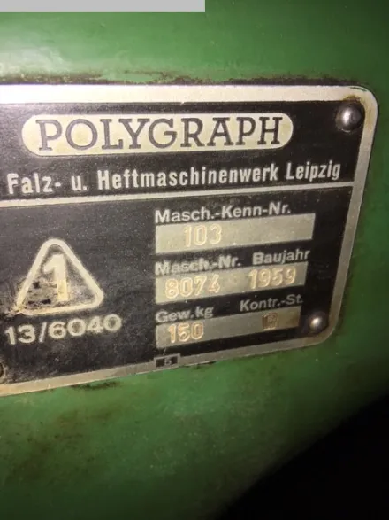 Polygraph 103 Drahtheftmaschine – RESALE