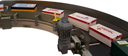 Transnorm 90°-800-700 IR900 Gurtkurvenförderer Gurtkurve rechts – RESALE