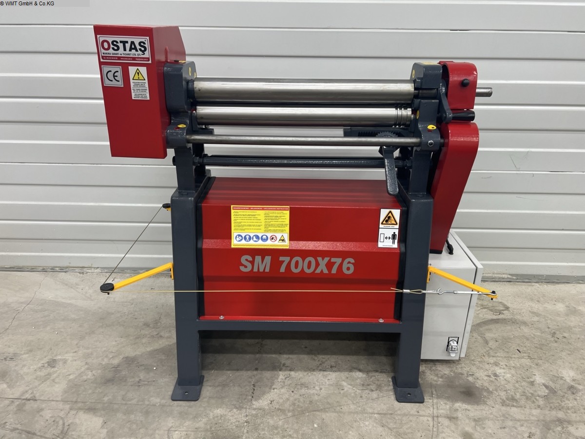 OSTAS SM 700 x 76 Blechbiegemaschine - 3 Walzen