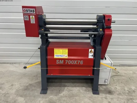 Ostas SM 700 x 76 Blechbiegemaschine - 3 Walzen – RESALE