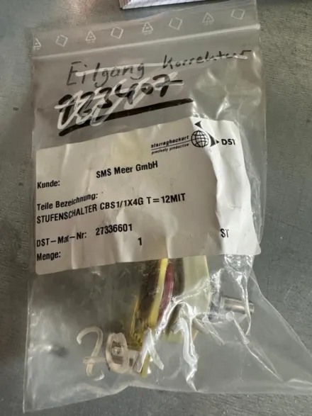 Starrag Hackert Stufenschalter Ersatzteile – RESALE
