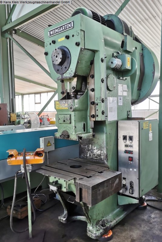 WEINGARTEN AR 100 Exzenterpresse - Einständer