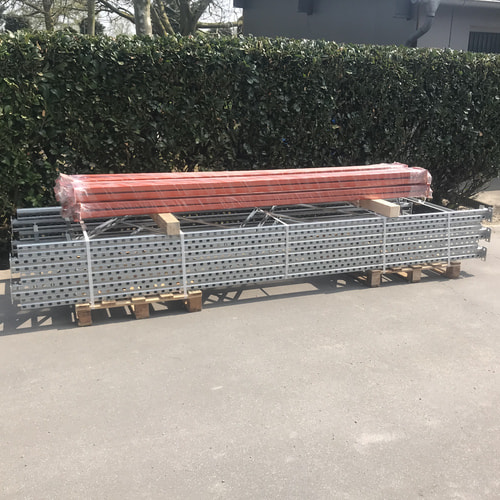 Schwerlastregal 2,2 t Palettenregal - 3.000x14.100x1.100 mm