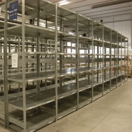 Steckregal Fachbodenregal - 2.000x8.000x500mm, 150kg, 5 Böden – RESALE