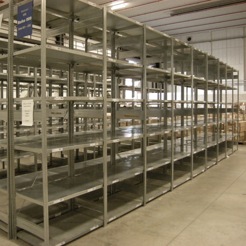 Steckregal Fachbodenregal - 2.000x9.000x500mm, 150kg, 5 Böden