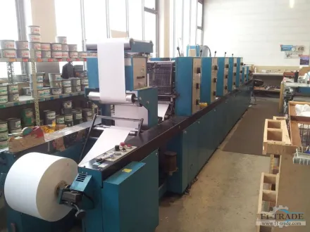 Edelmann Junior Print DR2450 5-Color Label- and Business Form Printing Machine< – RESALE