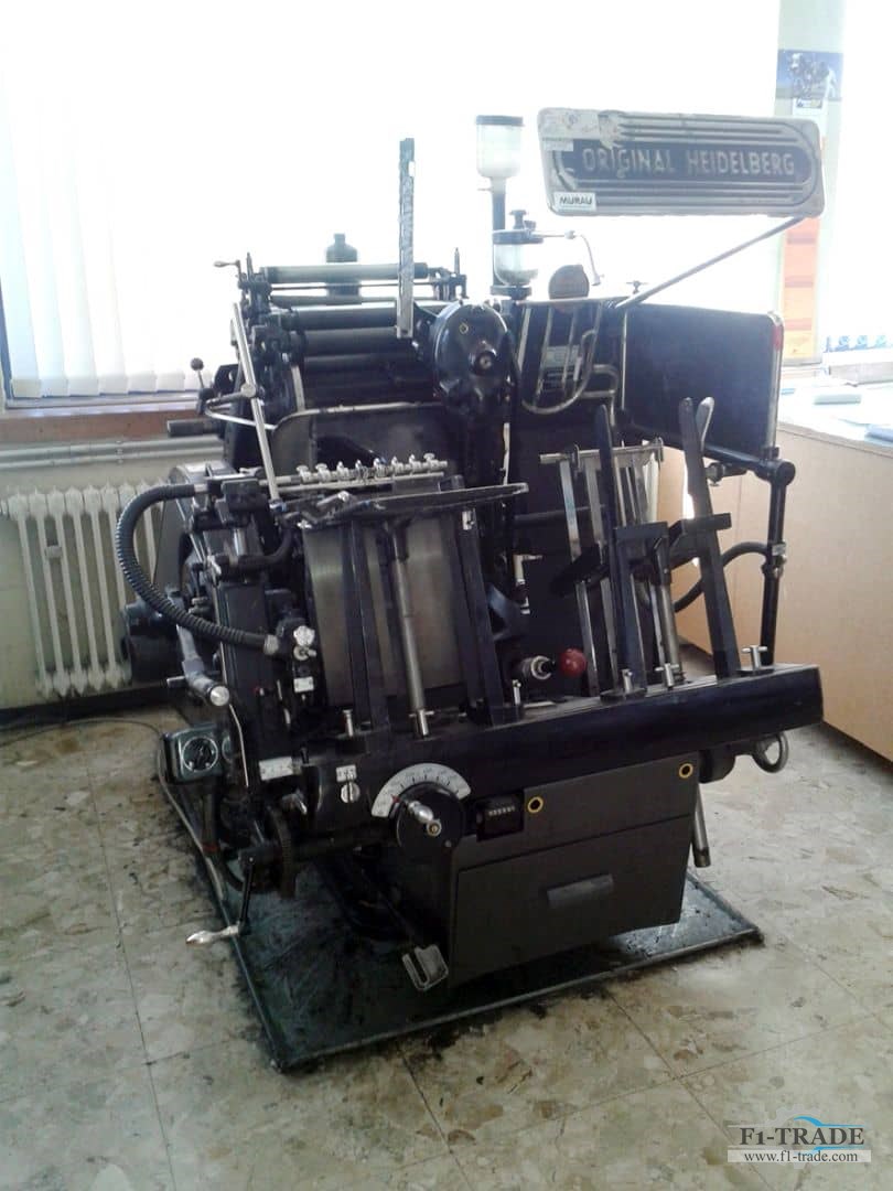 Heidelberg OHT Letter Press - DIE Cutter