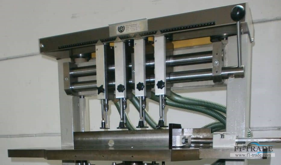 Josef Foellmer IRAM 200 4-head spindle paper drilling