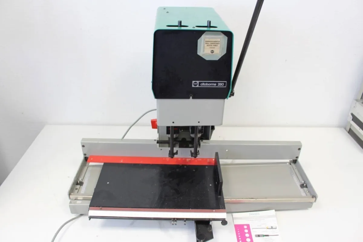 Nagel Citoborma 280b 2-head spindle paper drilling