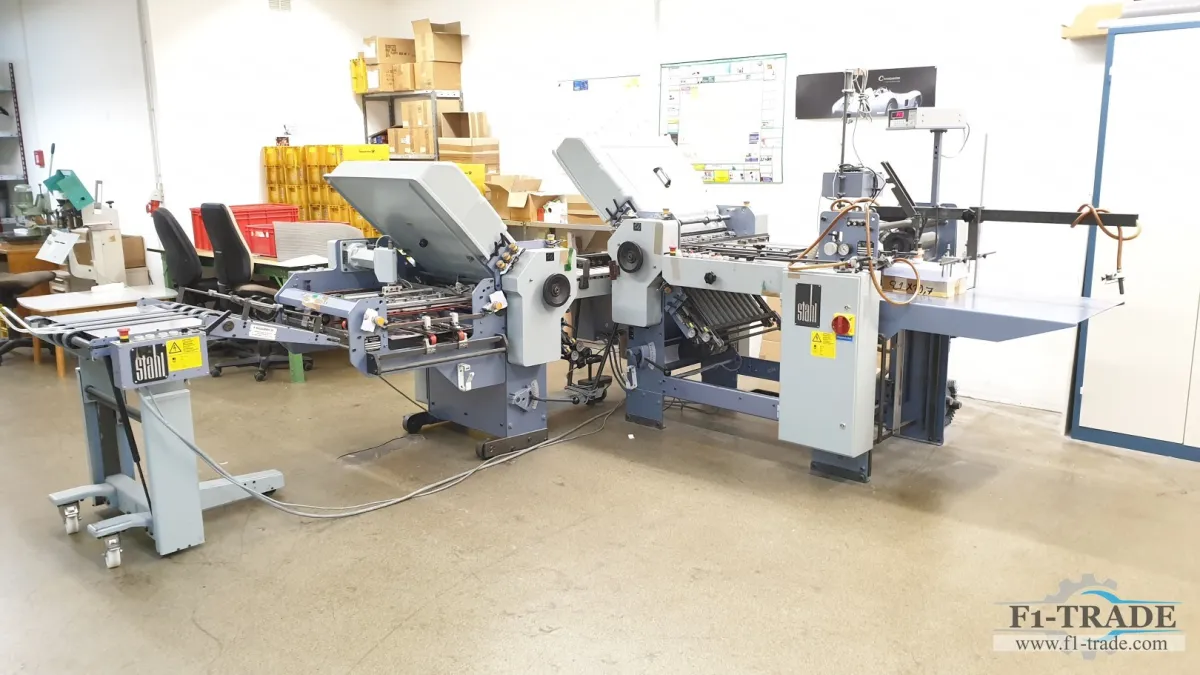 Stahl T52/4-4-X-SAK66 Folding Machine - 16 pages Corss Fold