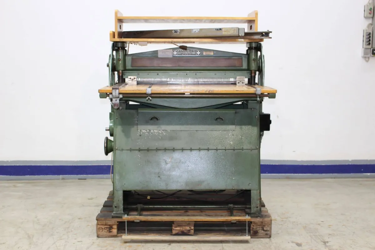 W. Kroll Gartenberg K80 Calender Punch - Perforiertion - Creasing Machine<
