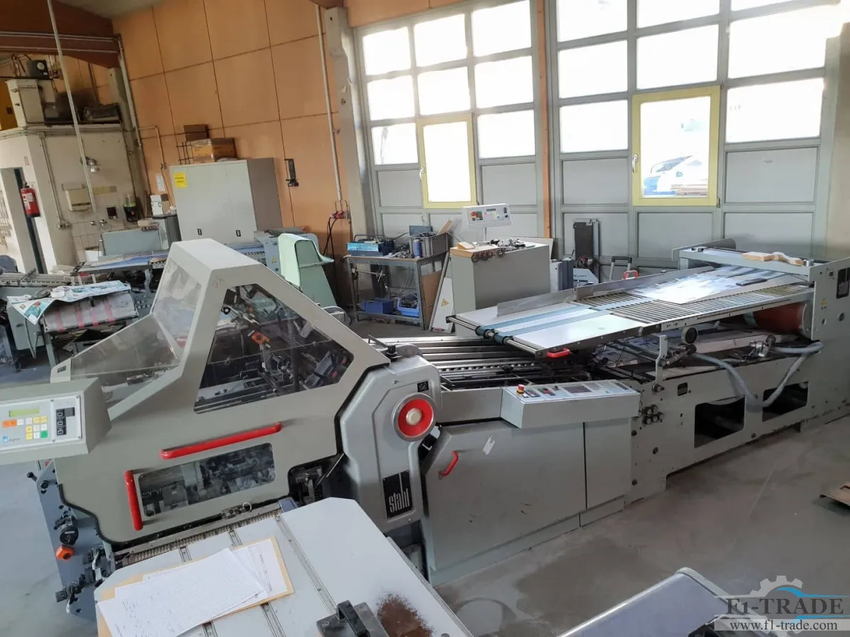 Heidelberg Stahlfolder KD 78-4-KZ Folding Machine - 16 Pages Cross Fold