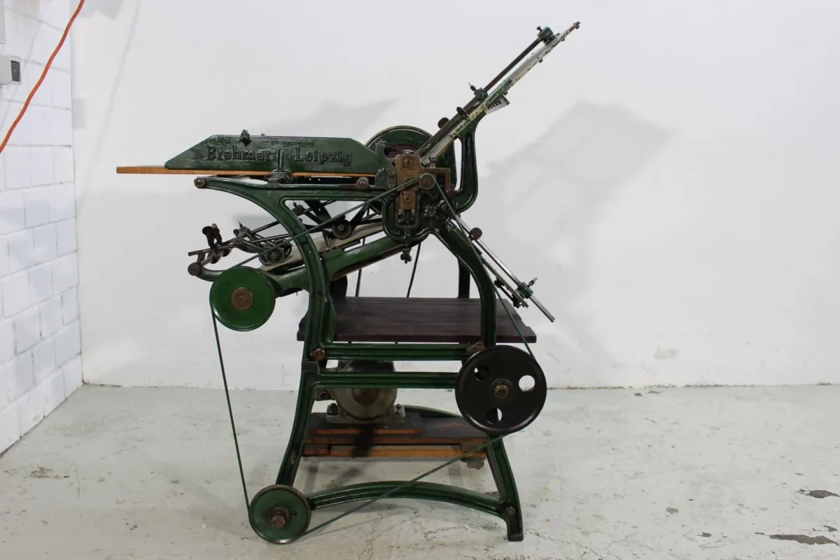 Brehmer - Antique Folding Machine