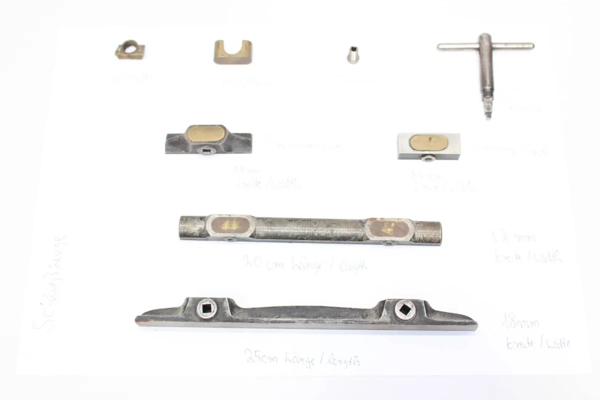 Heidelberg Tiegel - Cylinder Letter Press closing tools - rules