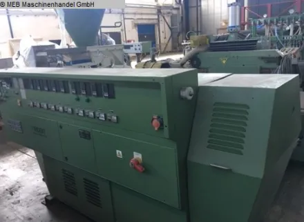Weber / Indext Profilanlage Doppelschnecken Profil-Anlage Extruder Kunststoff – RESALE