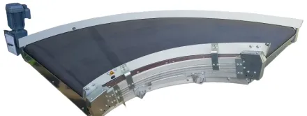 Transnorm GKF 90°-1300-1100 IR900 Spiral Helix Gurtkurvenförderer links – RESALE
