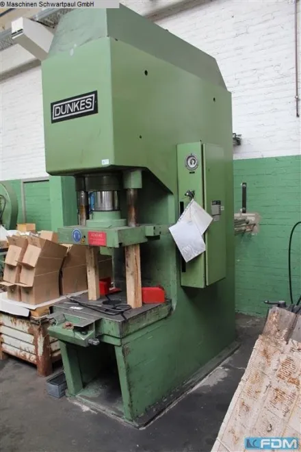 Dunkes HZ 100 Einständerpresse - Hydraulisch – RESALE