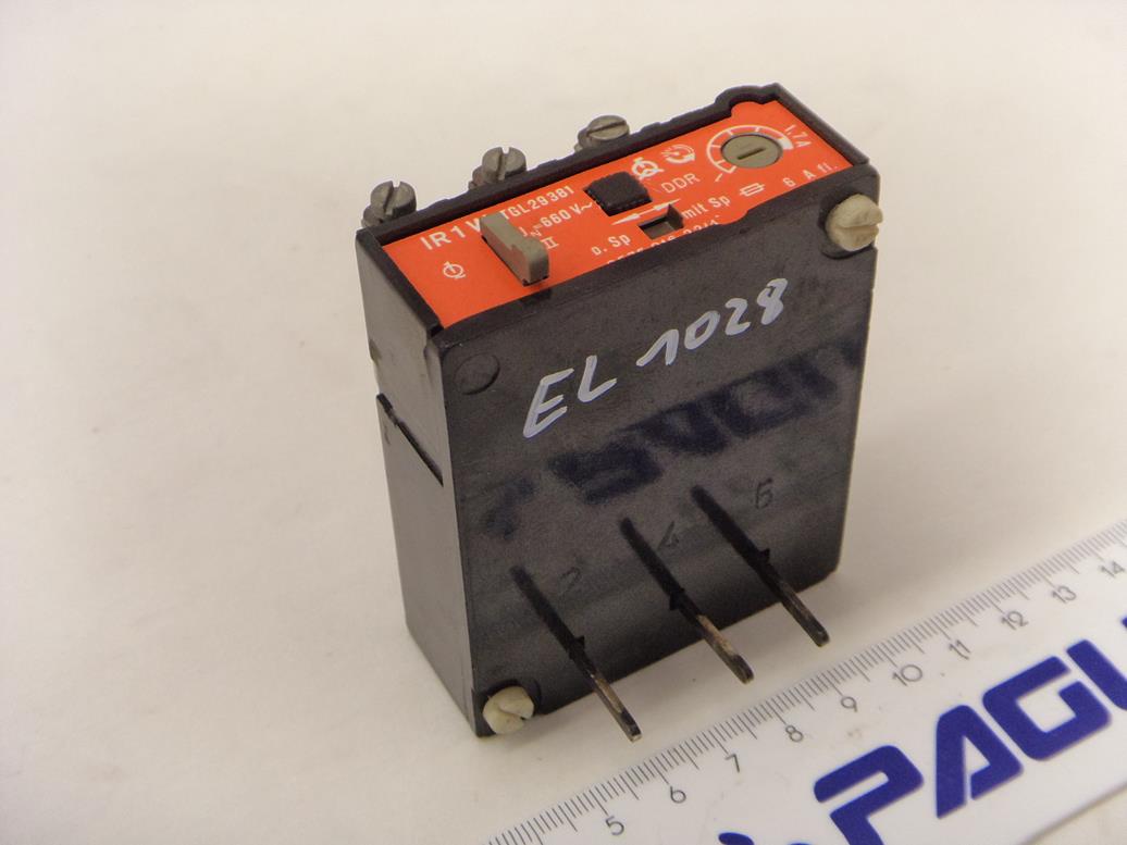 Aşırı Akım Rölesi IR 1W, 1.0 - 1.7 A