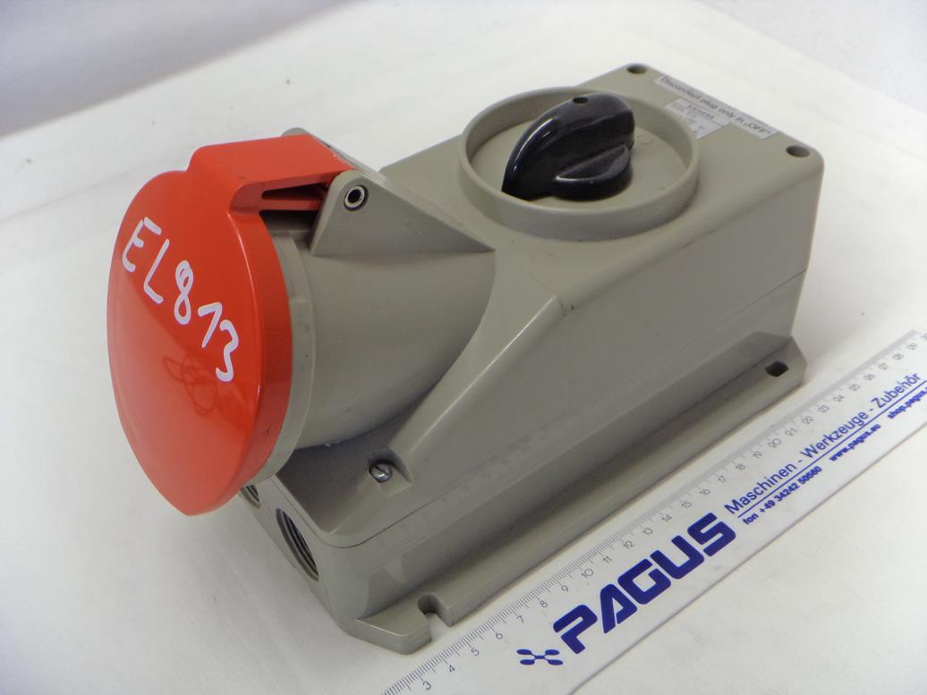 CEE Steckvorrichtung 5UR4 536, 63A-6h