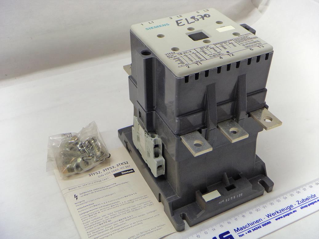 Siemens Leistungsschütz 90 kW