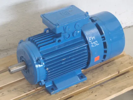 Elektromotor mit Bremse 5,5 kW, 960 U/min – RESALE