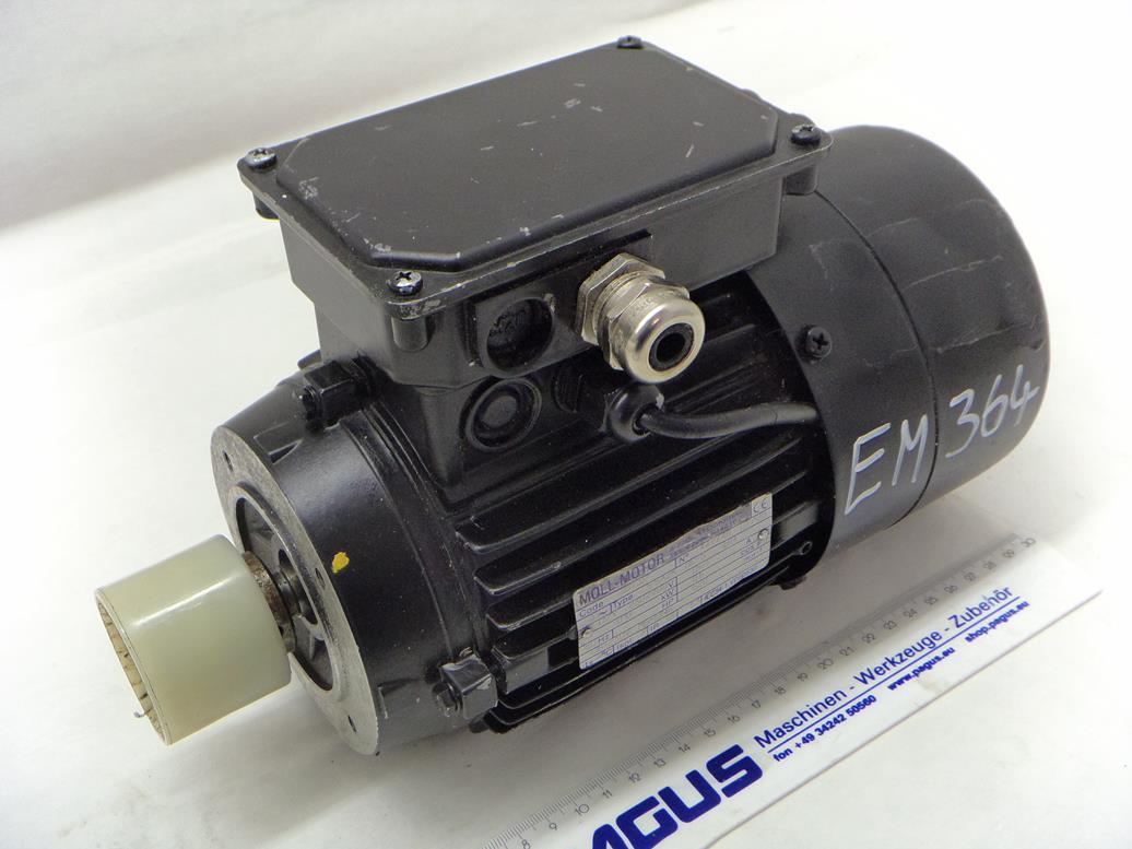 Elektromotor mit Bremse 0,18 kW, 620 U/min