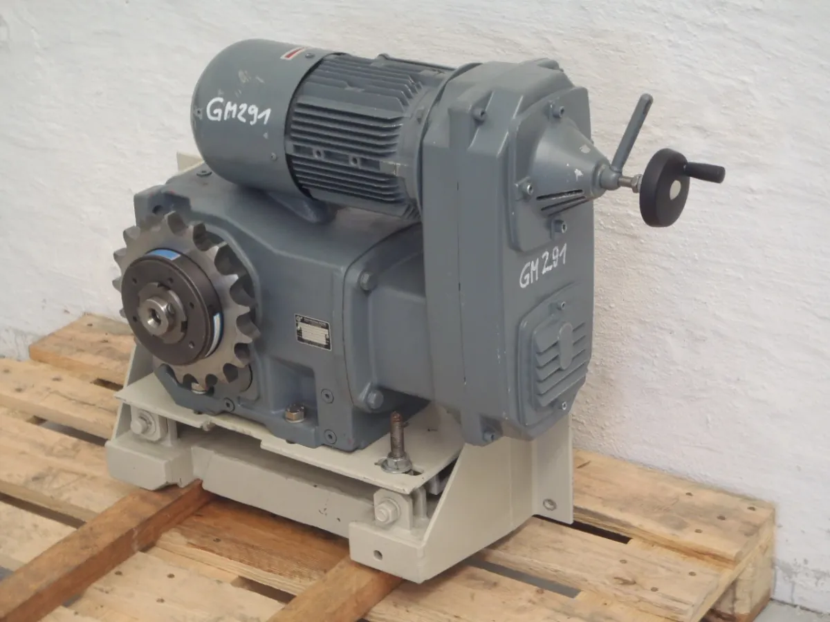 NORD Getriebemotor variabel mit Bremse 1,5 kW, 2,2 - 14