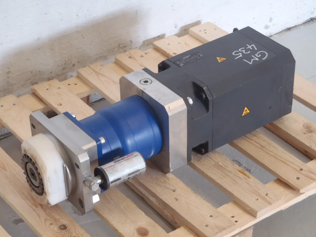 Siemens Servomotor mit Getriebe und Bremse 225 U/min