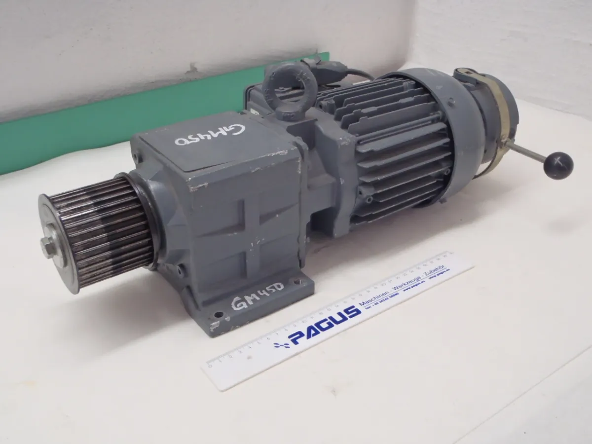 Getriebemotor mit Bremse 0,37 kW, 64 U/min