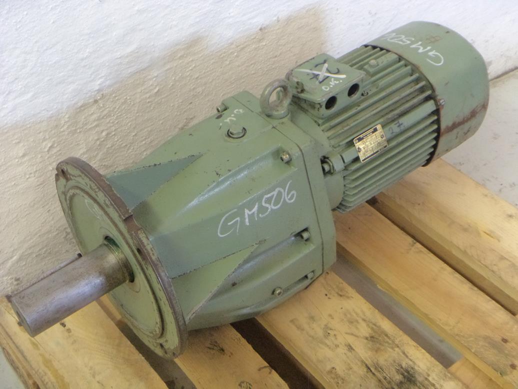 VEM Getriebemotor mit Bremse 2,2 kW 25 U/min