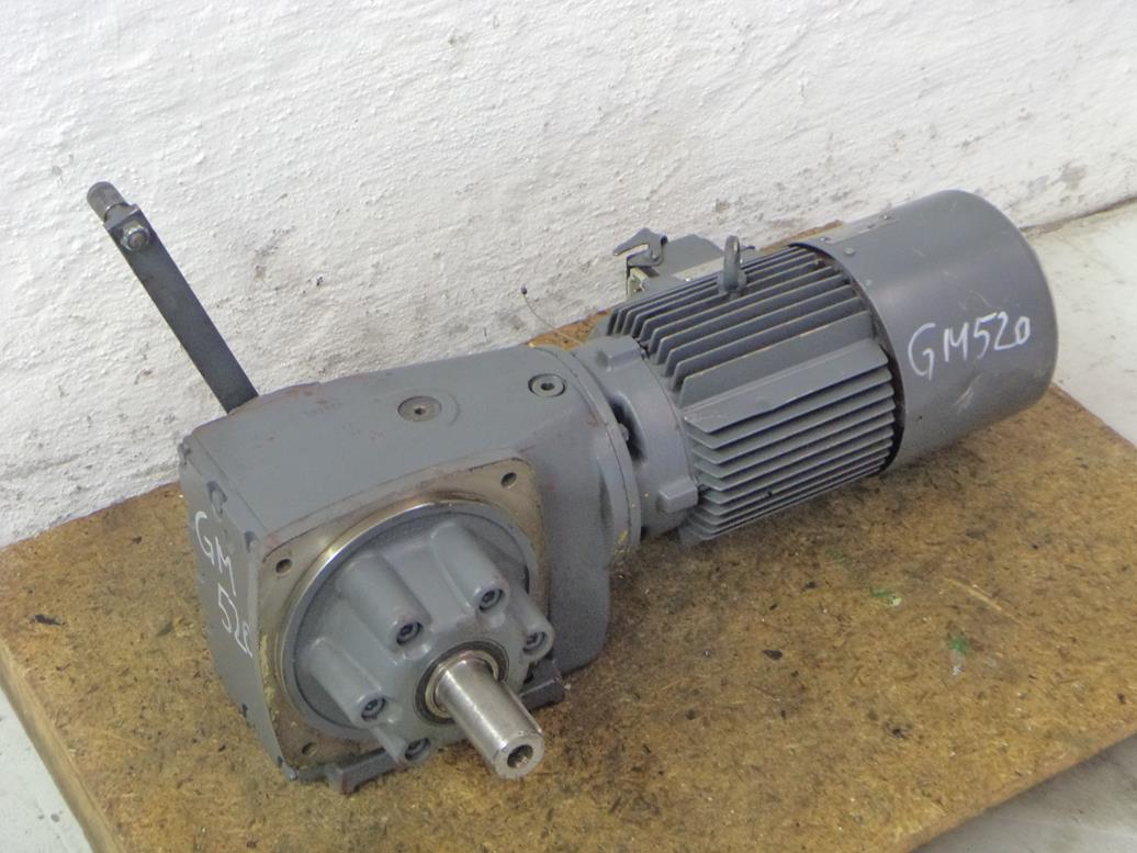 Frenli dişli motor 1,5 kW, 16 rpm